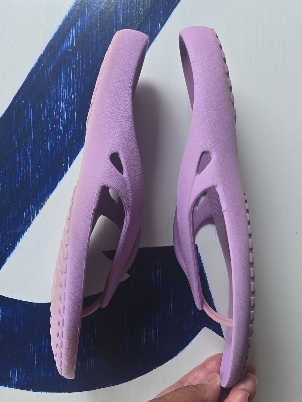 Crocs Kadee II Orchid Purple Flip Flop Size 7 - Picture 5 of 9